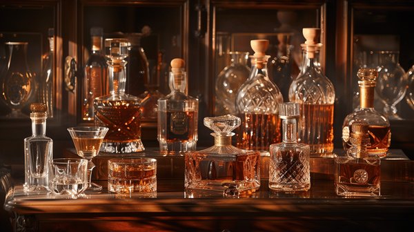 Coffret de rhum et de whisky: l'art de diluer